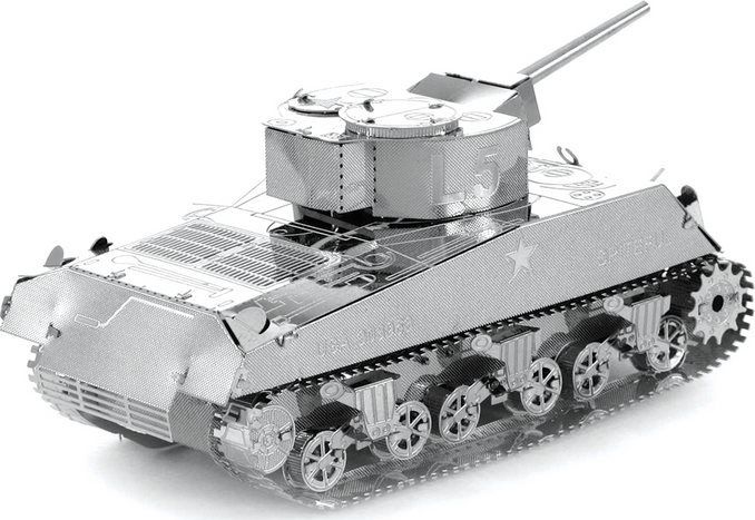 METAL EARTH 3D puzzle Tank M4 Sherman - obrázek 5