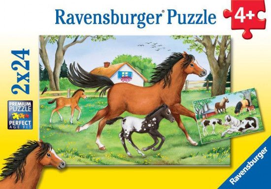 Ravensburger Svět koní 2x24 dílků - obrázek 1