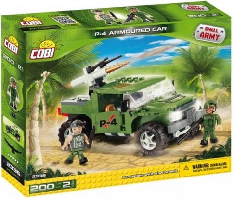 Cobi 2336 Small Army P-4 ozbrojené vozidlo 200 k, 2 f - obrázek 1