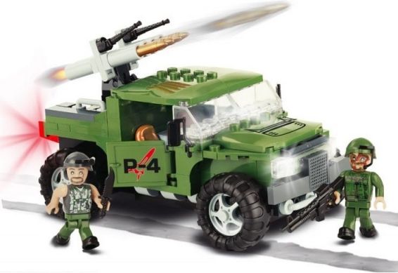 Cobi 2336 Small Army P-4 ozbrojené vozidlo 200 k, 2 f - obrázek 3