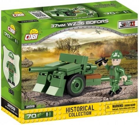 Cobi 2159 Small Army Bofors 37 mm vz.36, 70 k, 1 f - obrázek 1