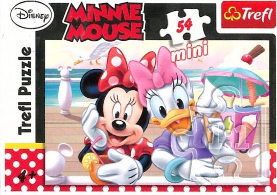 TREFL Puzzle Minnie a Daisy na pláži 54 dílků - obrázek 1