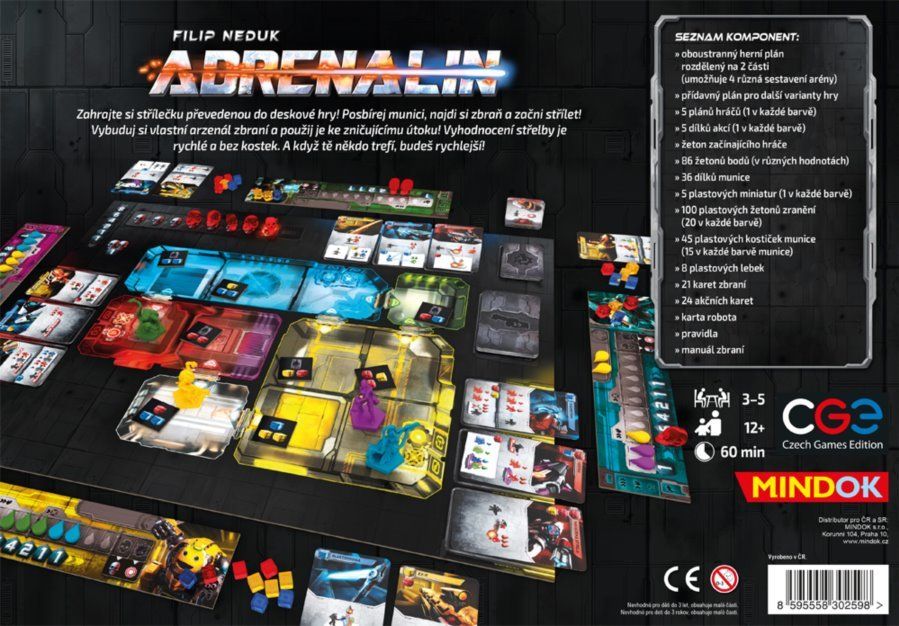 Společenská hra Adrenalin, MINDOK - obrázek 2