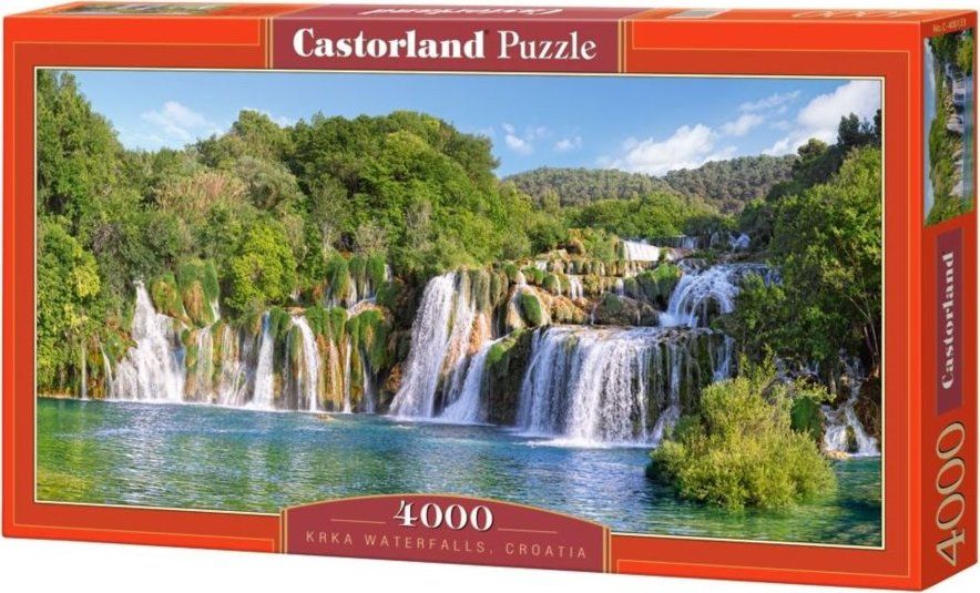CASTORLAND Puzzle Vodopády, Národní park Krka 4000 dílků - obrázek 2
