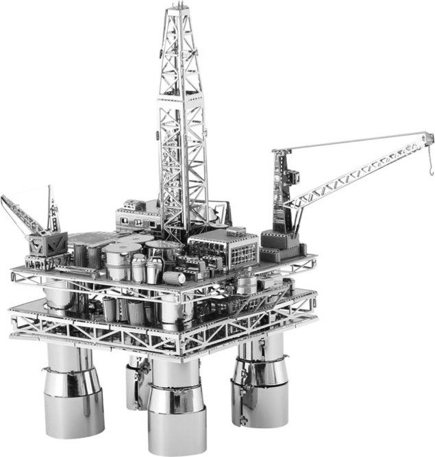 METAL EARTH 3D puzzle Ropná plošina a tanker (deluxe set) - obrázek 5