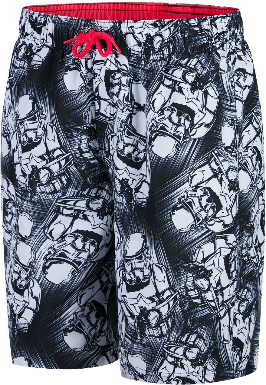 Speedo Star Wars Storm Trooper Printed Leisure 17" Swim Short - black/white 128 - obrázek 1