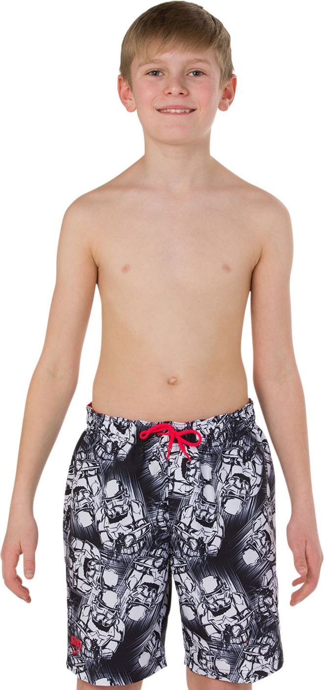 Speedo Star Wars Storm Trooper Printed Leisure 17" Swim Short - black/white 128 - obrázek 2