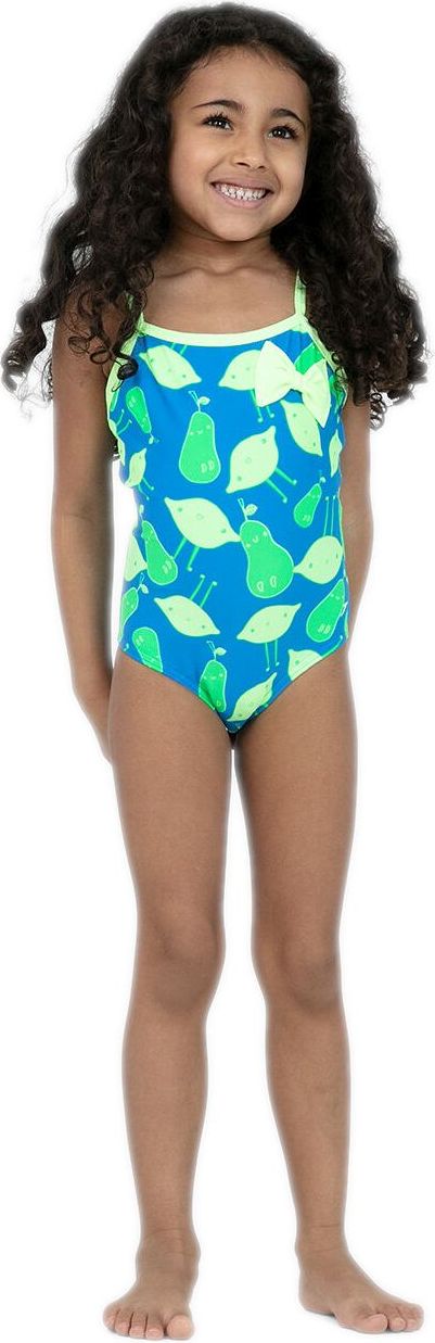 Speedo Bow Swimsuit - fan flower/brill blue/brt zest 110 - obrázek 2