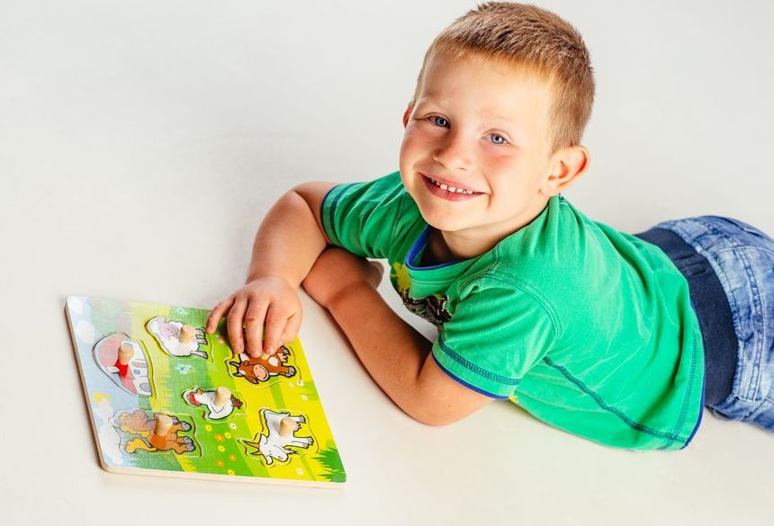 Dřevěná vkládačka Moje první zvířátka - obrázek 7