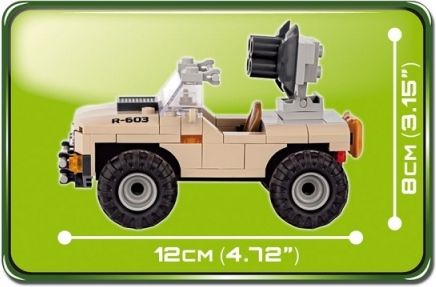 Cobi 2199 Small Army Vojenské vozidlo 100 k, 1 f - obrázek 5