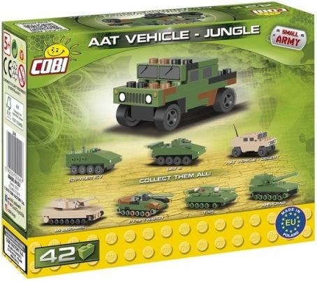 Cobi 2245 Small Army Nano NATO AAT vozidlo džungle 42 k - obrázek 2