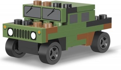 Cobi 2245 Small Army Nano NATO AAT vozidlo džungle 42 k - obrázek 3