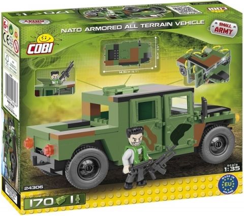 Cobi 24306 NATO terénní vozidlo zelené, 1:35, 170 k, 1 f - obrázek 2