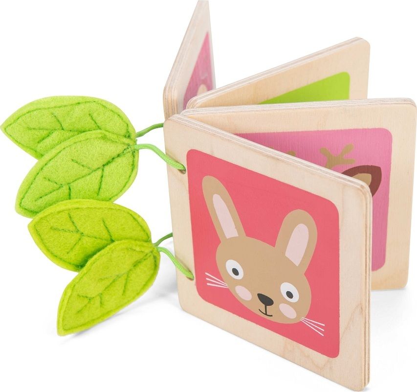 Le Toy Van Petilou dřevěná knížka se zvířátky - obrázek 1