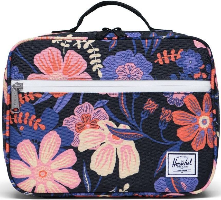Herschel Pop Quiz Lunch Box - night floral black uni - obrázek 1
