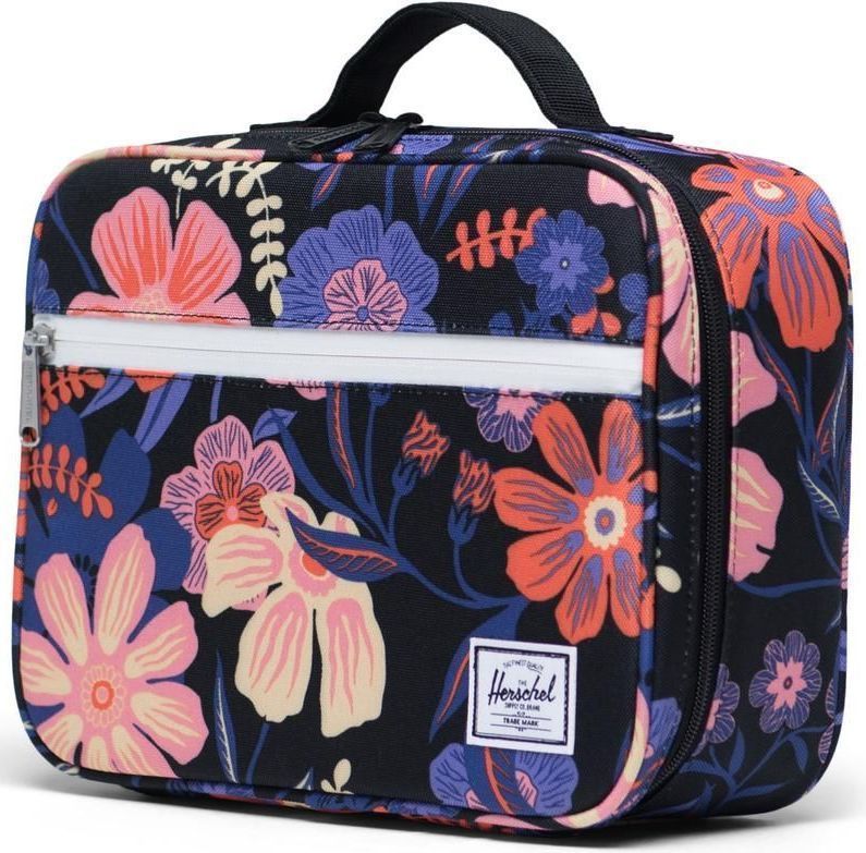 Herschel Pop Quiz Lunch Box - night floral black uni - obrázek 2