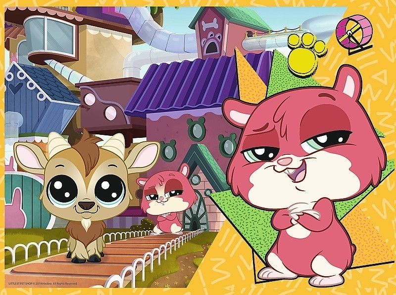 TREFL Puzzle Littlest Pet Shop 4v1 (54,80,104,104 dílků) - obrázek 3
