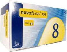Novo Nordisk NovoFine 30G x 8 mm jehly 100 ks - obrázek 1