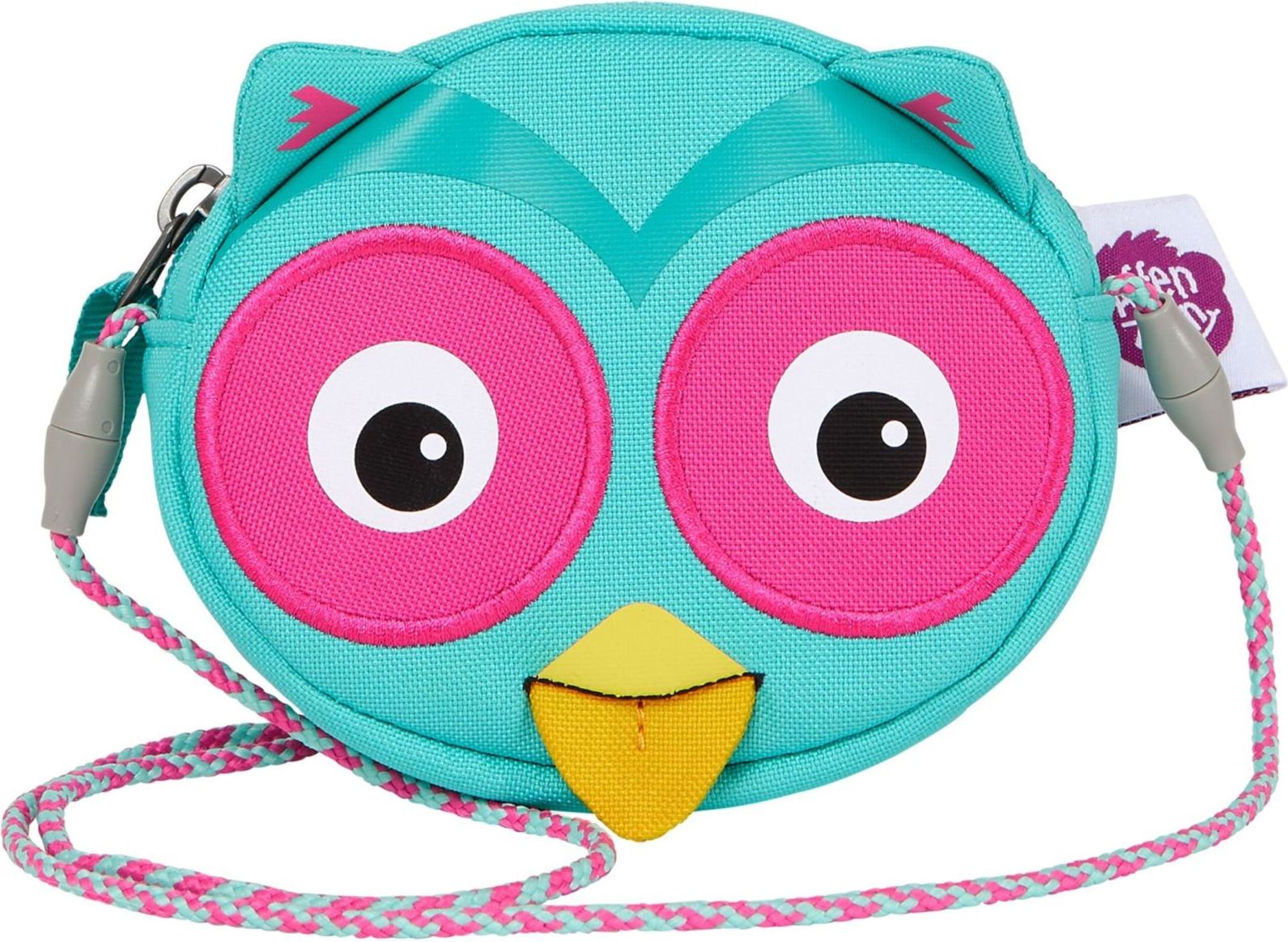Affenzahn Wallet - Olivia Owl - turquoise uni - obrázek 1