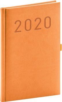 Týdenní diář Vivella Fun 2020, oranžový, 15 × 21 cm - obrázek 1