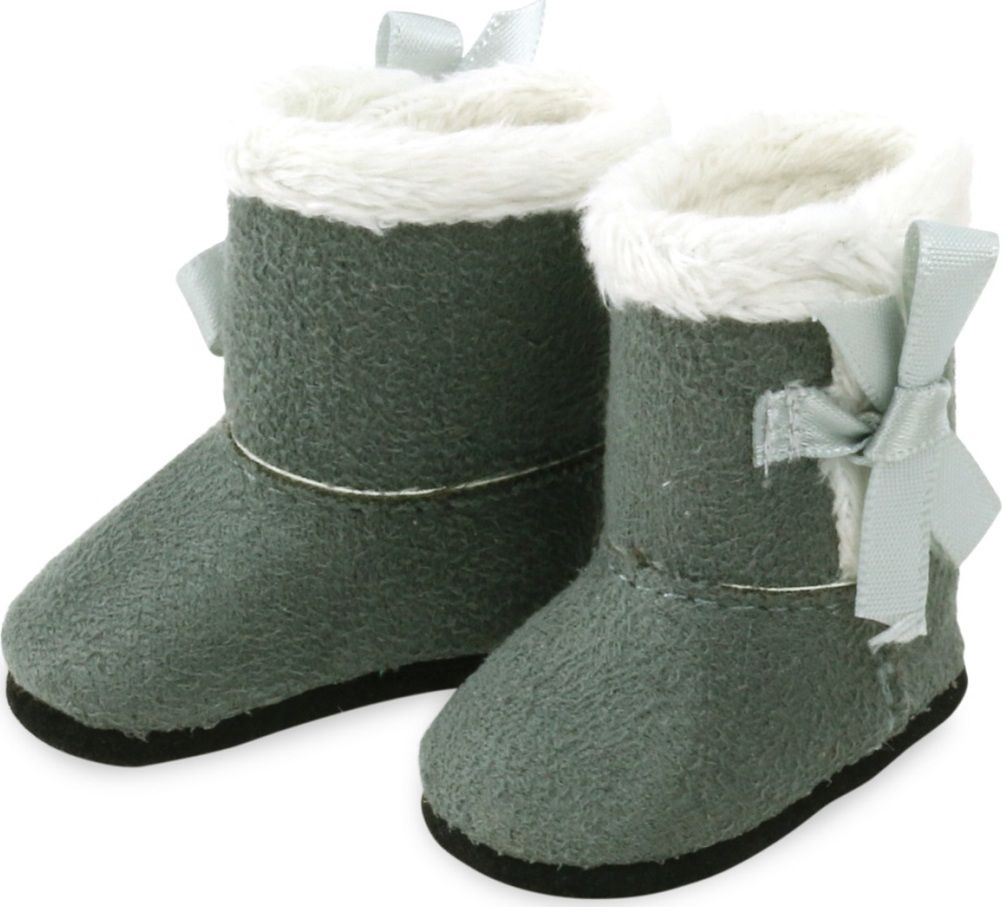 Petitcollin Zimní boty šedobílé (pro panenku 34 cm) - obrázek 1