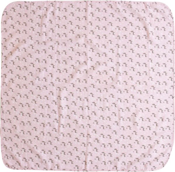 Luma Mušelínová plenka 110x110 cm Racoon Pink - obrázek 1