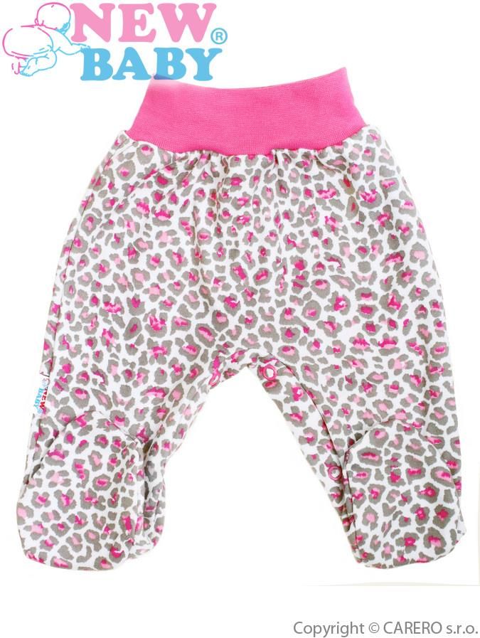 Kojenecké polodupačky New Baby Leopardík růžové Růžová 62 (3-6m) - obrázek 1