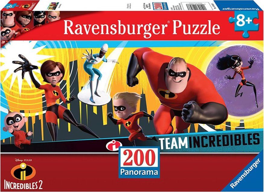 RAVENSBURGER Panoramatické puzzle Úžasňákovi 2 XXL 200 dílků - obrázek 2