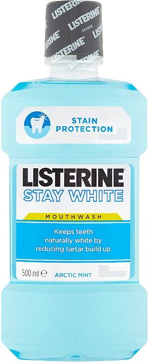 Listerine Stay White ústní voda 500 ml - obrázek 2