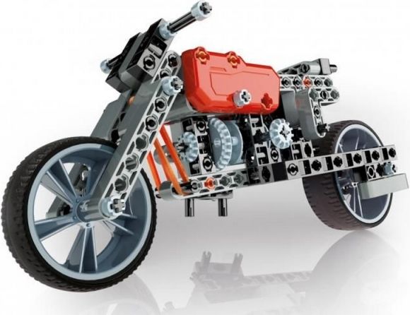 Mechanická laboratoř - Motorka a formule, 130 dílků - obrázek 1