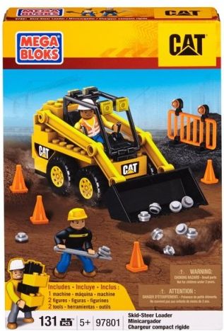 MEGA BLOKS - CAT - Stavební stroje - stavebnice Bobcat - obrázek 3