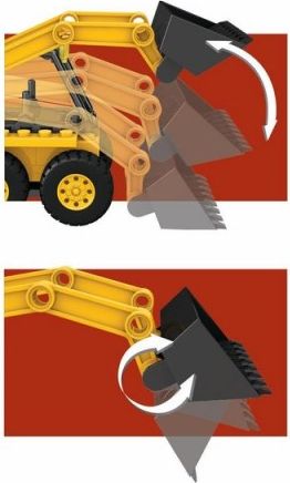 MEGA BLOKS - CAT - Stavební stroje - stavebnice Bobcat - obrázek 4