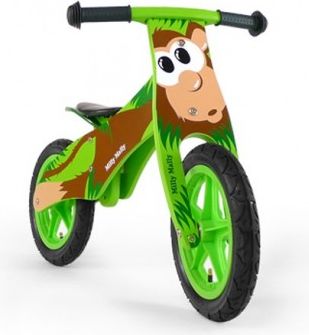 Dětské odrážedlo kolo Milly Mally Duplo Monkey, Zelená - obrázek 1