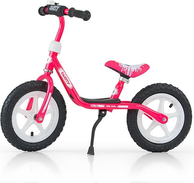 Dětské odrážedlo kolo Milly Mally Dusty pink 12" - obrázek 2