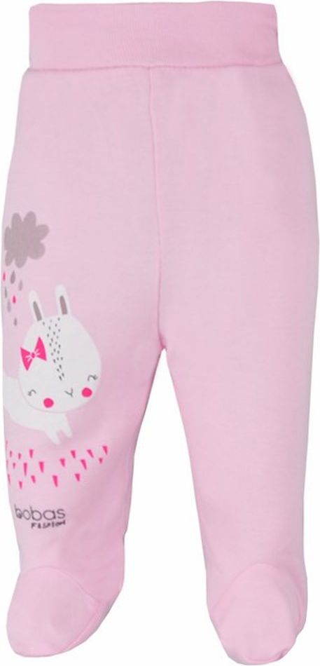 Kojenecké polodupačky Bobas Fashion Mini Baby růžové 80 (9-12m) - obrázek 1