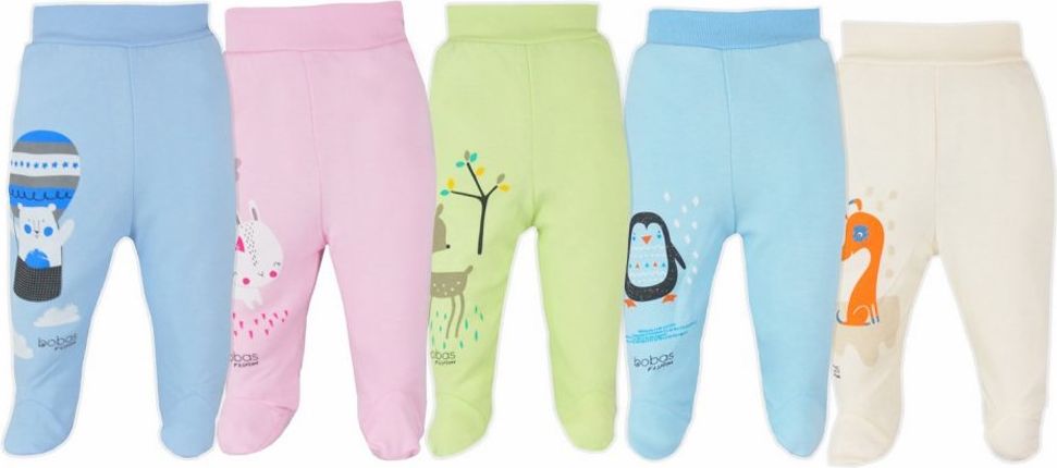 Kojenecké polodupačky Bobas Fashion Mini Baby růžové 80 (9-12m) - obrázek 2