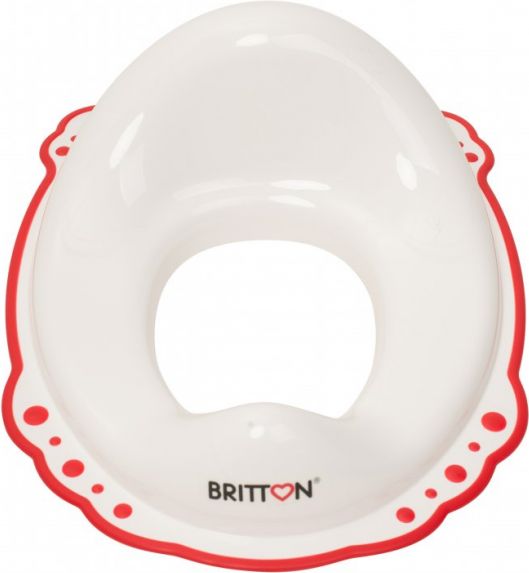 BRITTON Sedátko na WC s protiskluzovým okrajem  BÍLÉ - obrázek 1