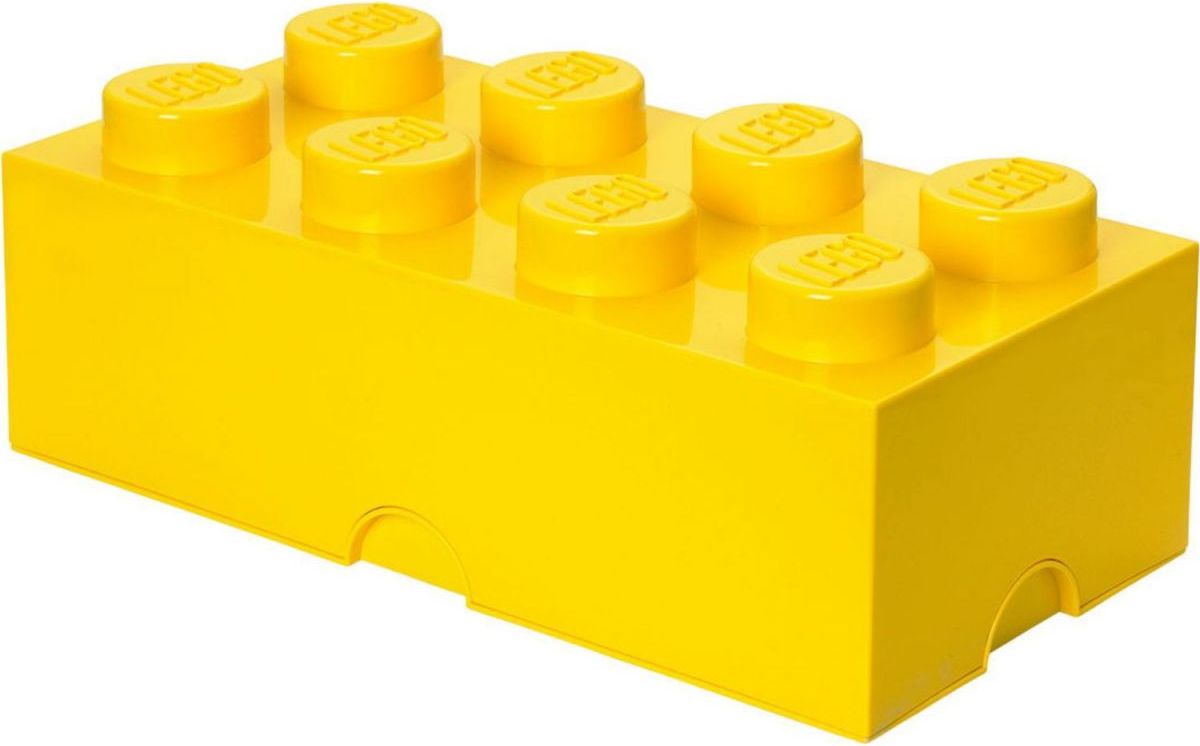 LEGO Box na svačinu 10 x 20 x 7,5 cm Žlutá - obrázek 1