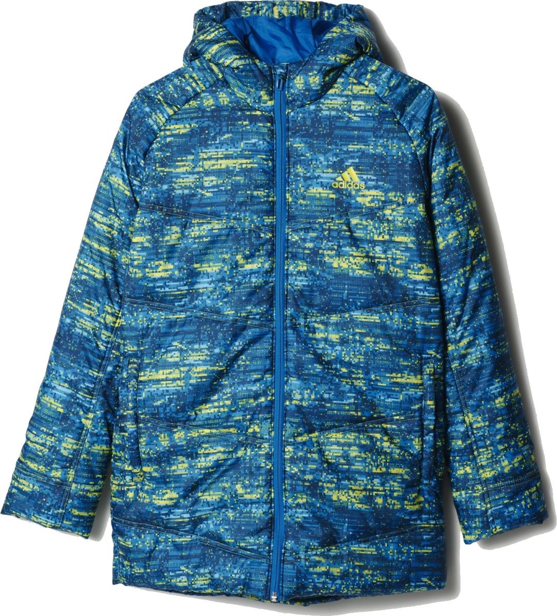 adidas Padded Aop Youth Boys Jacket černá 176 - obrázek 1