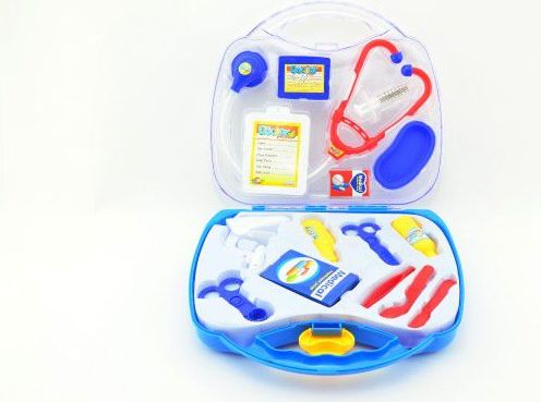 Teddies Doktorská sada 16ks plast v plastovém kufříku 30x27x7,5cm - obrázek 2