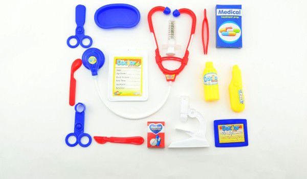 Teddies Doktorská sada 16ks plast v plastovém kufříku 30x27x7,5cm - obrázek 3