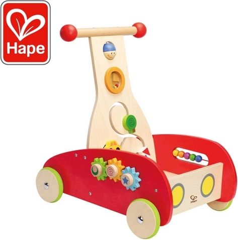 Hape Chodítko Auto, červené-POŠKOZENÝ OBAL! - obrázek 1