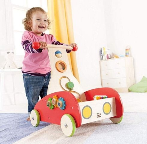 Hape Chodítko Auto, červené-POŠKOZENÝ OBAL! - obrázek 5