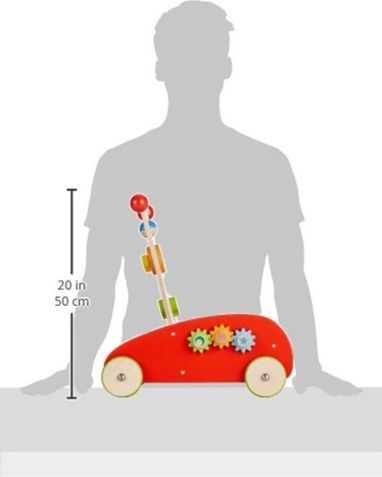 Hape Chodítko Auto, červené-POŠKOZENÝ OBAL! - obrázek 6