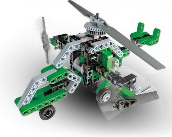 Mechanicka laboratoř - Helikoptéra a loď, 130 dílků - obrázek 1