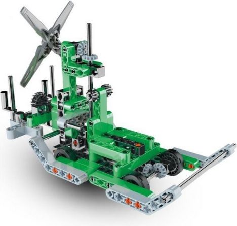 Mechanicka laboratoř - Helikoptéra a loď, 130 dílků - obrázek 2