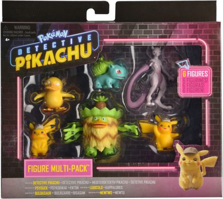 Pokémon figurky detektiv Pikachu multipack (6-Pack) - obrázek 1