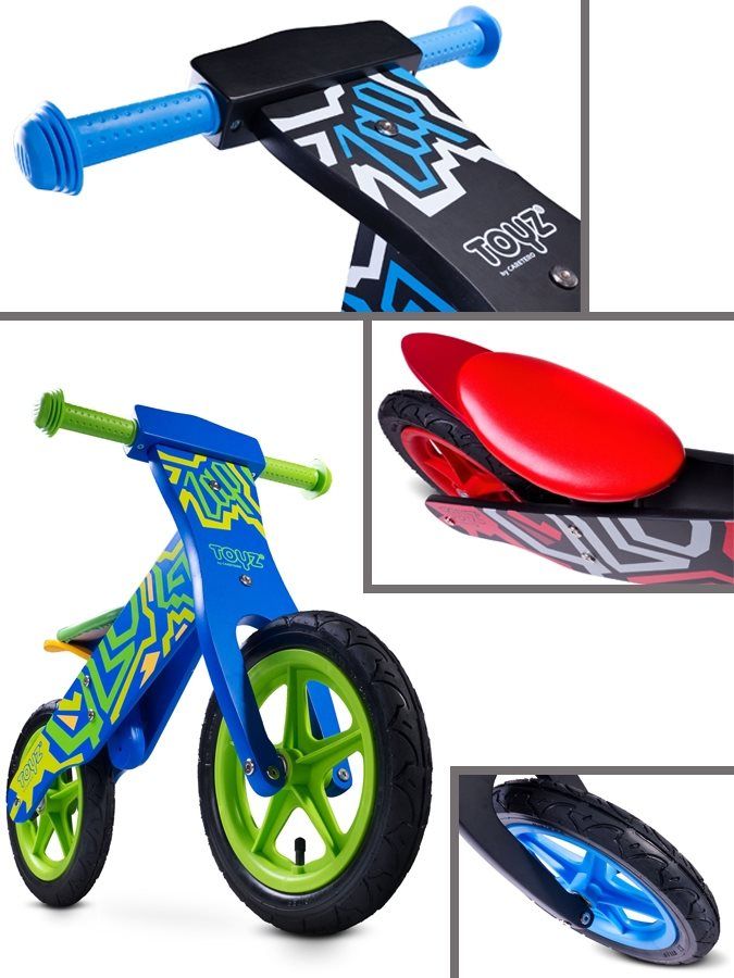 Dětské odrážedlo kolo Toyz  Zap 2018 grey - obrázek 2