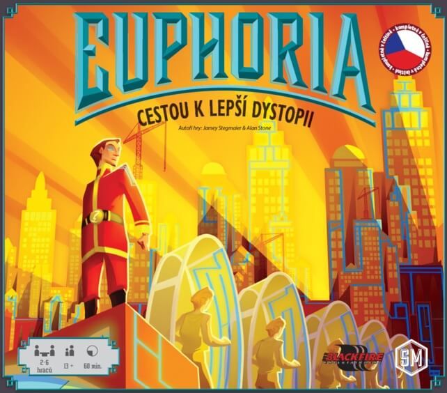 Blackfire Desková hra Euphoria - Cestou k lepší dystopii v češtině - obrázek 1