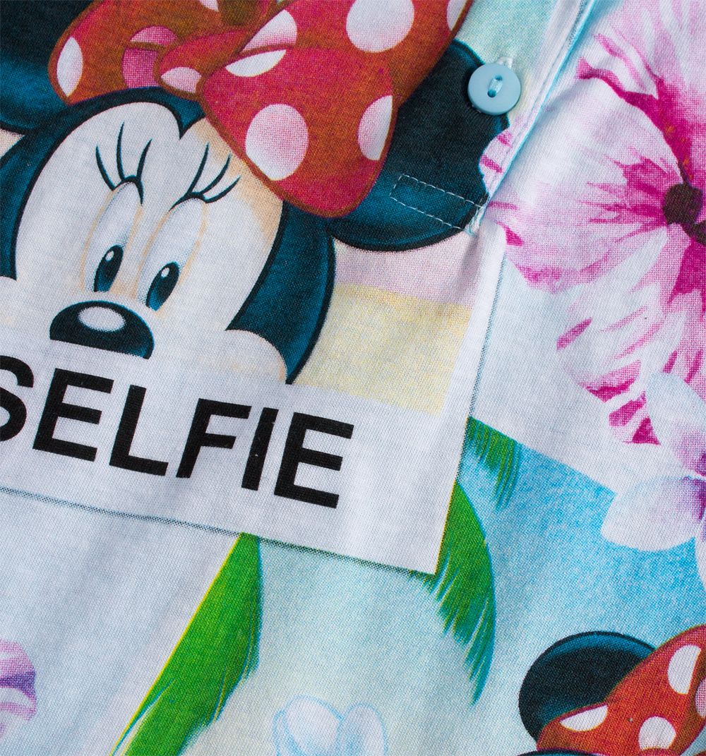 Dívčí letní pyžamo Disney MINNIE SELFIE tyrkysové Velikost: 110 - obrázek 4